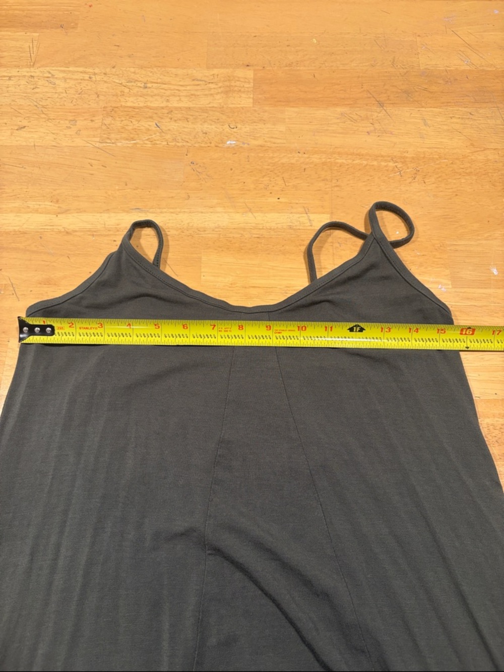 A-Line Maxi Dress olive green - Picture 2 of 3